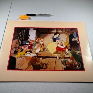 Disney Snow White and the Seven Dwarves Lithograph